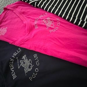 3 polo t-shirts 🔵⚫️👚